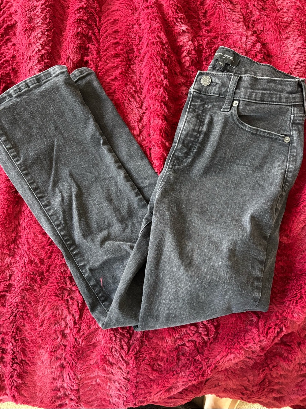 Banana Republic Women's Charcoal Skinny Jeans